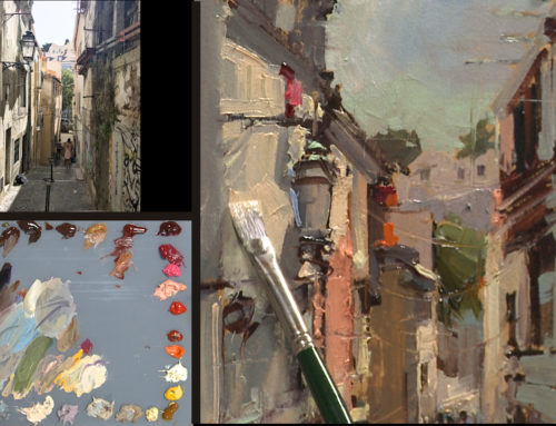 Michele Usibelli Painting the Impressionist Scene