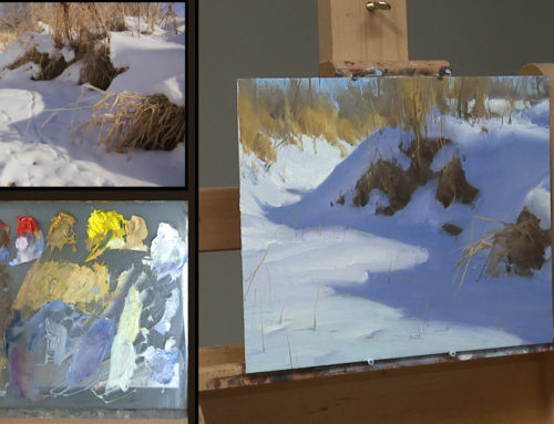 Josh Clare Paints the Winter Landscape