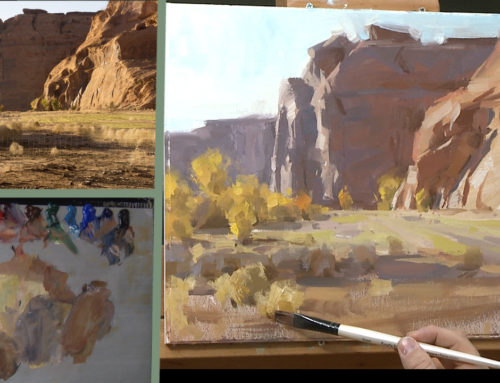 Mitch Baird Painting the Desert Light